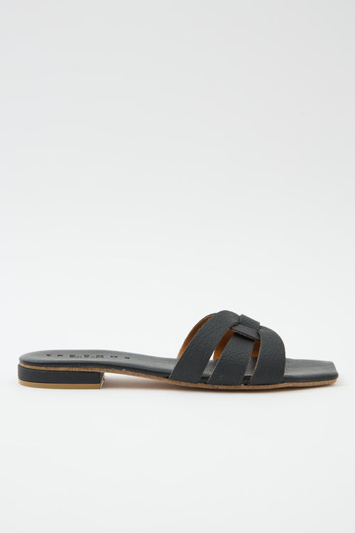 Tre Emme Ciabatta Nero Donna