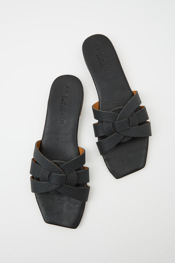 Tre Emme Ciabatta Nero Donna - 8