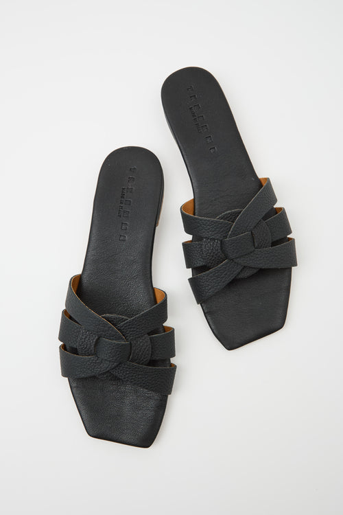 Tre Emme Ciabatta Nero Donna