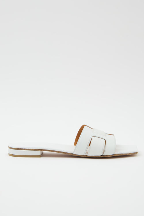 Tre Emme Ciabatta Bianco Donna