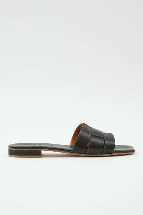 Tre Emme Ciabatta Nero Donna