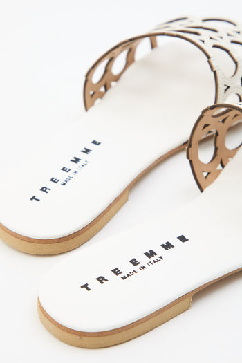 Tre Emme Ciabatta Bianco Donna - 3