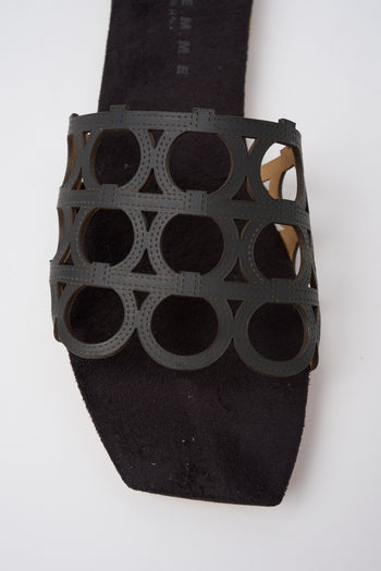 Tre Emme Ciabatta Nero Donna - 3