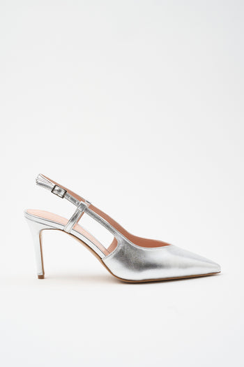 Tre Emme Slingback Argento Donna - 3