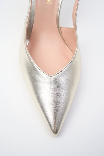 Tre Emme Slingback Platino Donna - 3