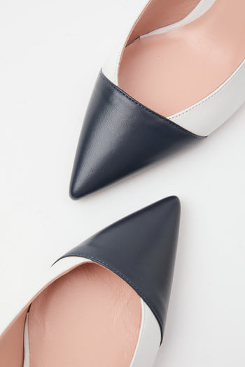 Tre Emme Slingback Abiss+bianco Donna - 3