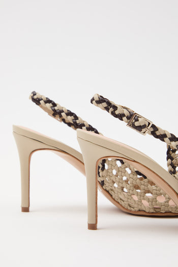 Tre Emme Slingback Beige+mocca Donna - 5