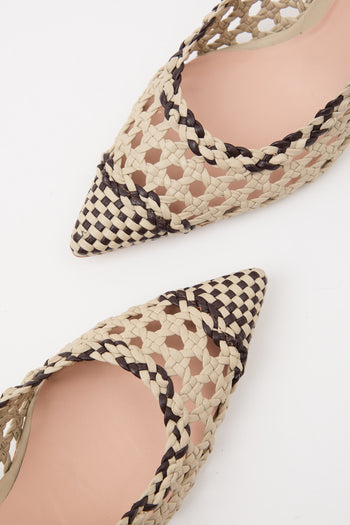 Tre Emme Slingback Beige+mocca Donna - 6