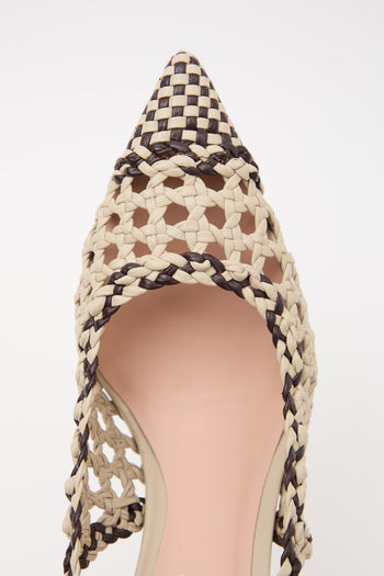 Tre Emme Slingback Beige+mocca Donna - 7
