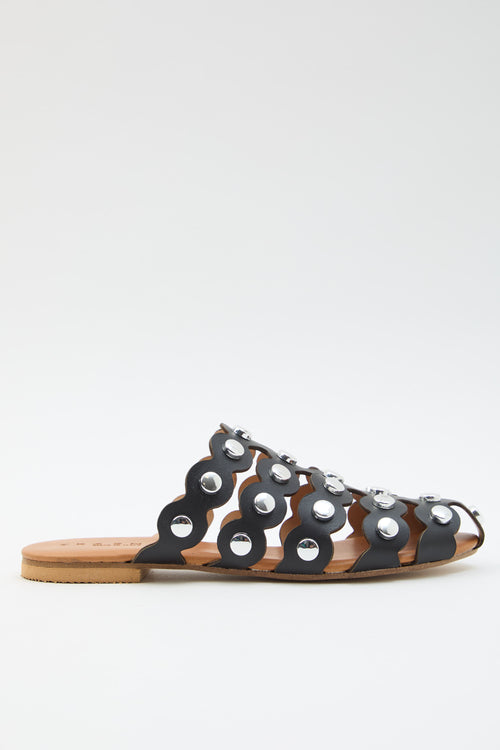 Tre Emme Ciabatta Nero Donna