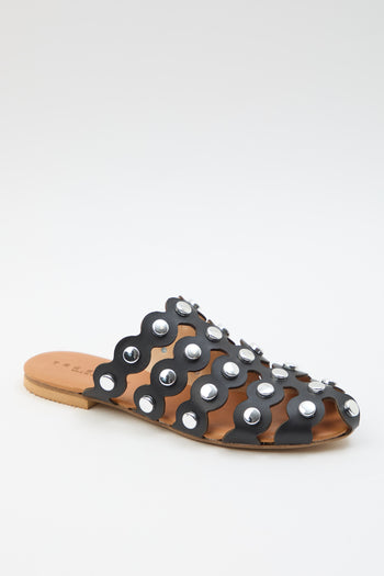 Tre Emme Ciabatta Nero Donna - 7
