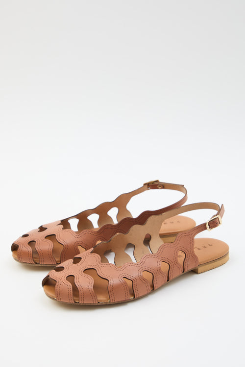 Tre Emme Slingback Cuoio Donna - 2