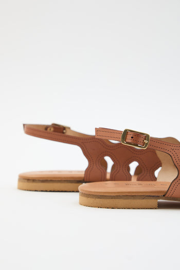 Tre Emme Slingback Cuoio Donna - 4