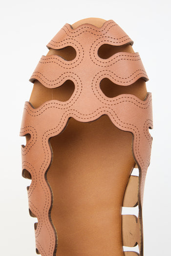 Tre Emme Slingback Cuoio Donna - 5