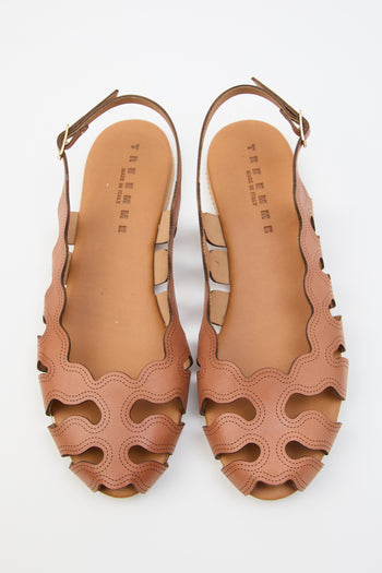 Tre Emme Slingback Cuoio Donna - 6