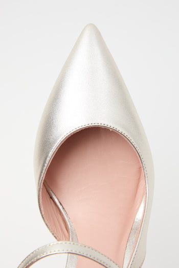 Tre Emme Slingback Platino Donna - 6