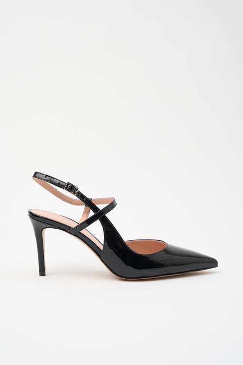 Tre Emme Slingback Nero Donna - 2