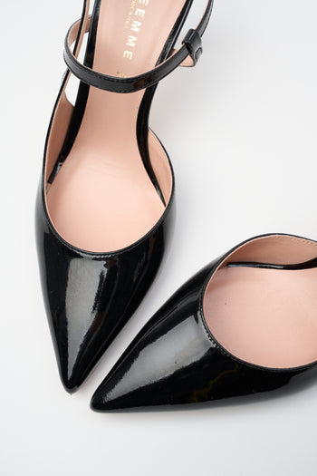 Tre Emme Slingback Nero Donna - 4