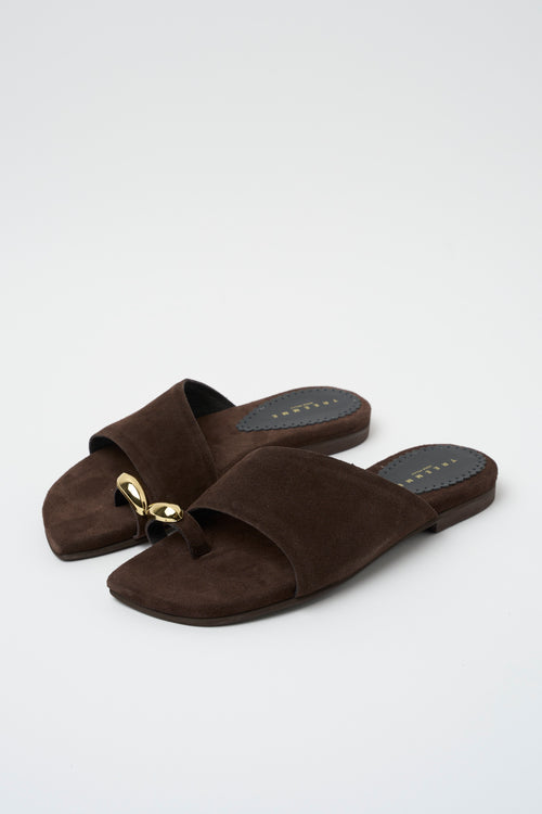 Tre Emme Ciabatta Brown Donna - 2