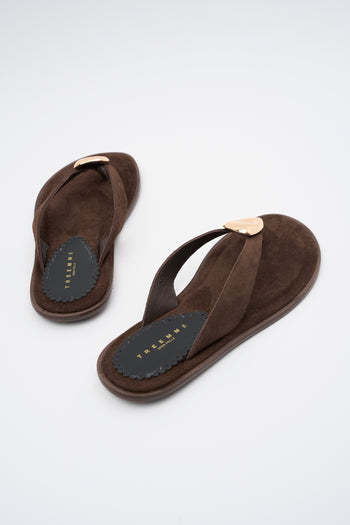 Tre Emme Infradito Brown Donna - 4