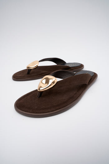 Tre Emme Infradito Brown Donna - 5