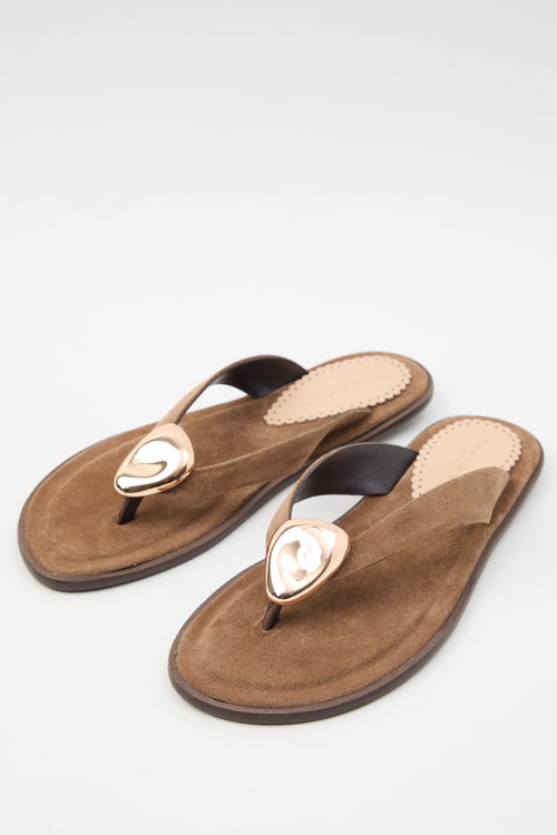Tre Emme Infradito Taupe Donna - 2