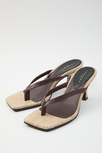 Tre Emme Infradito Brown Donna - 4