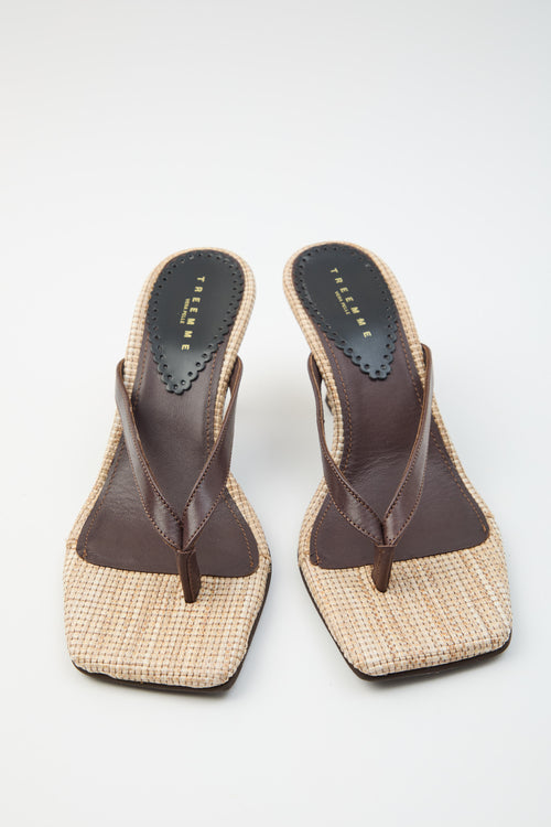 Tre Emme Infradito Brown Donna - 2
