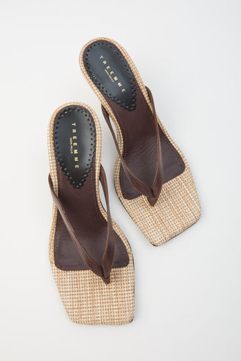 Tre Emme Infradito Brown Donna - 7