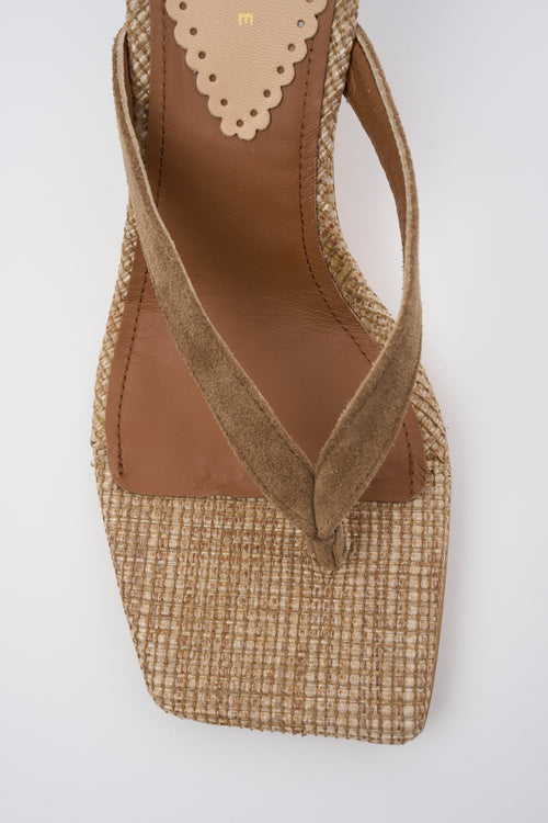 Tre Emme Infradito Taupe Donna