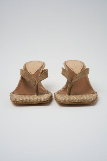 Tre Emme Infradito Taupe Donna - 4