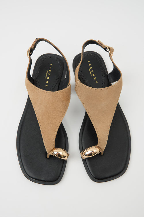 Tre Emme Sandalo Beige Donna