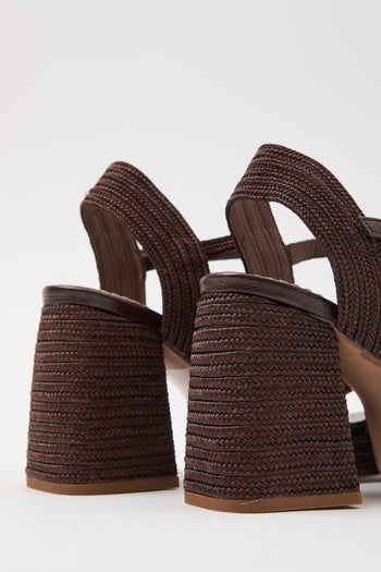 Tre Emme Sandalo Dark Brown Donna - 4