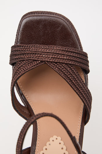 Tre Emme Sandalo Dark Brown Donna - 6