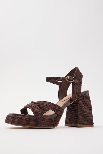 Tre Emme Sandalo Dark Brown Donna - 7