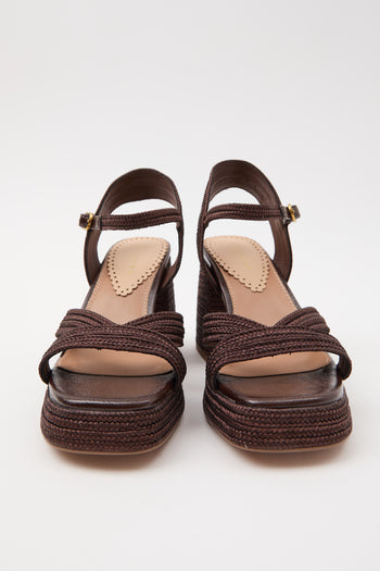 Tre Emme Sandalo Dark Brown Donna - 8