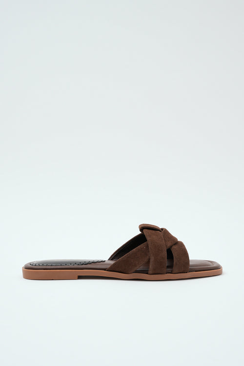 Tre Emme Ciabatta Brown Donna