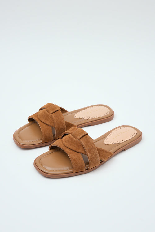 Tre Emme Ciabatta Tan Donna - 2