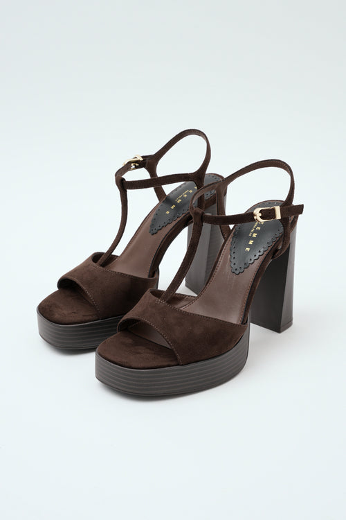 Tre Emme Sandalo Dark Brown Donna - 2