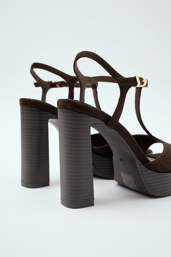 Tre Emme Sandalo Dark Brown Donna - 4