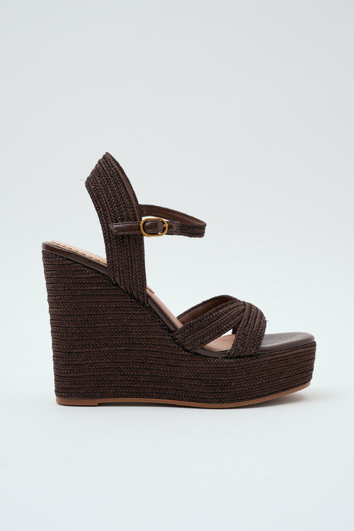 Tre Emme Zeppa Dark Brown Donna