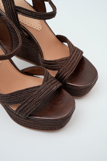 Tre Emme Zeppa Dark Brown Donna - 3