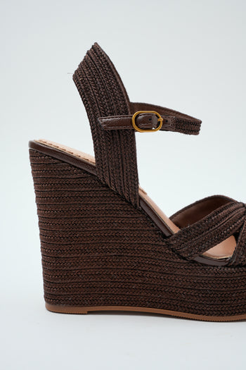 Tre Emme Zeppa Dark Brown Donna - 4