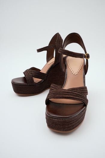 Tre Emme Zeppa Dark Brown Donna - 5