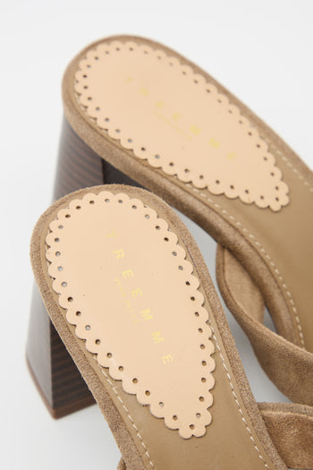 Tre Emme Ciabatta Taupe Donna - 4