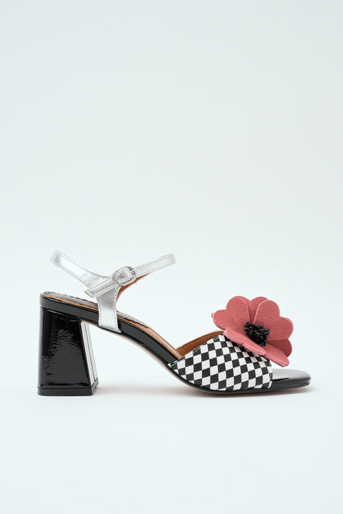 Tre Emme Sandalo Silver/black/pink Donna