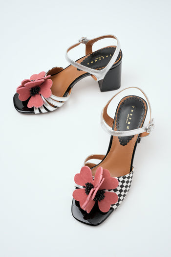 Tre Emme Sandalo Silver/black/pink Donna - 4