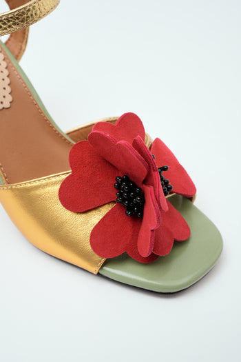 Tre Emme Sandalo Green/yellow/red Donna - 3