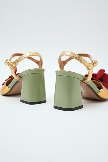 Tre Emme Sandalo Green/yellow/red Donna - 4