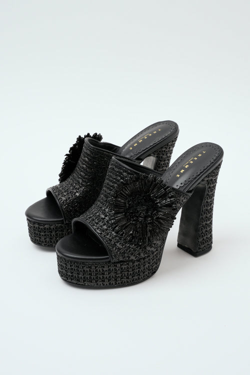 Tre Emme Zeppa Black Donna - 2